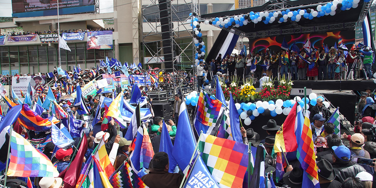 En Vivo Arce Y Choquehuanca Participan En El Aniversario Del Mas Ipsp